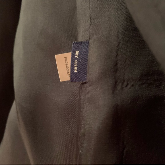 Chaps Ralph Lauren Navy Linen Blazer Size 10 - Picture 13 of 14